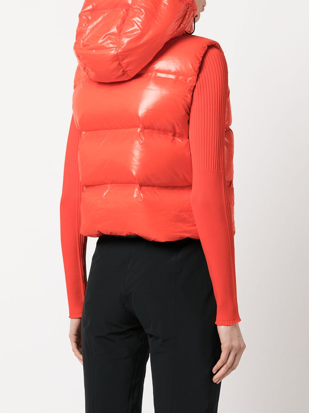 AZTECH Snowbird Puffer Vest Women's Chaleco Orange Crush