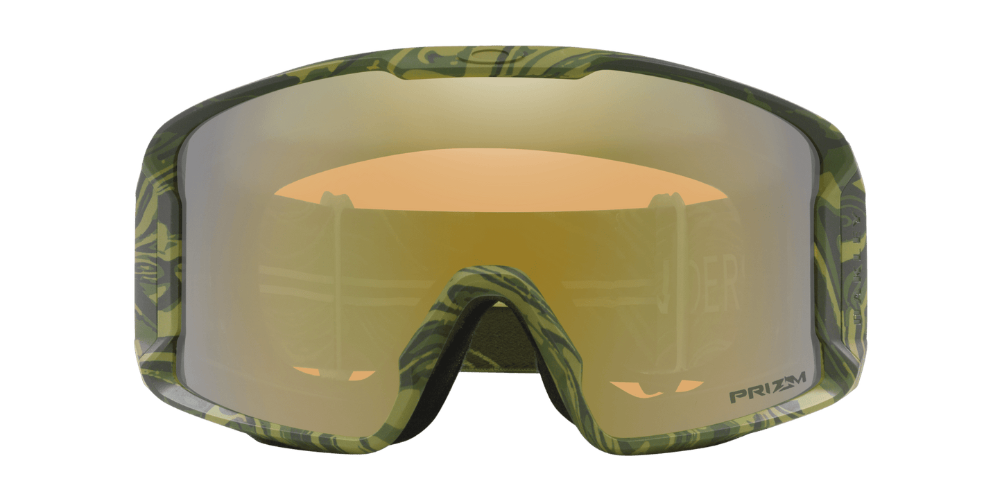 Oakley Line Miner L Máscara Jamie Anderson Signature Prizm Snow Sage Gold Iridium No