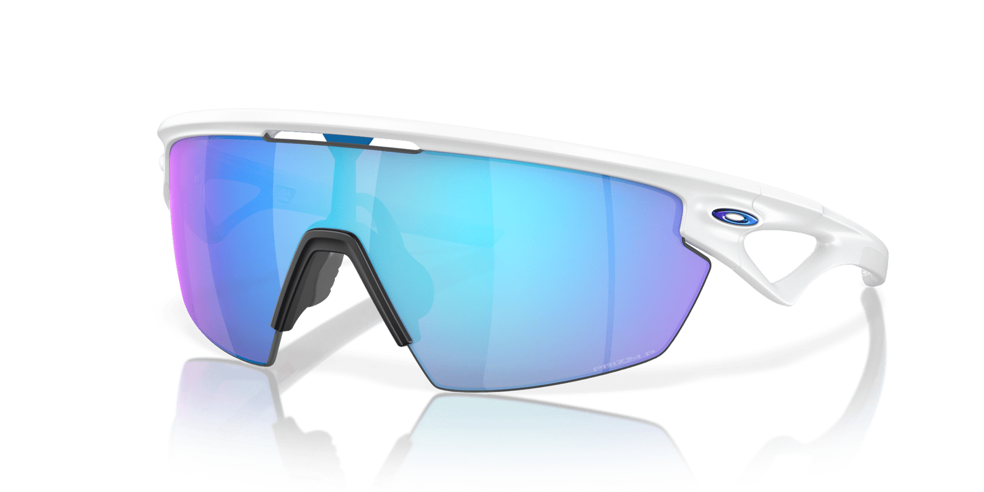 Oakley Sphaera Gafas de Sol Matte White Prizm Sapphire Polarized