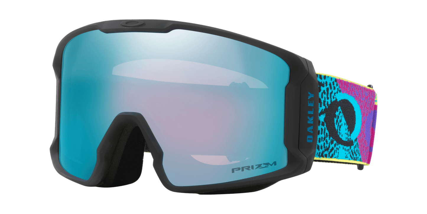 Oakley Line Miner L Máscara Multi Digital Ellipse Prizm Snow Sapphire Iridium No