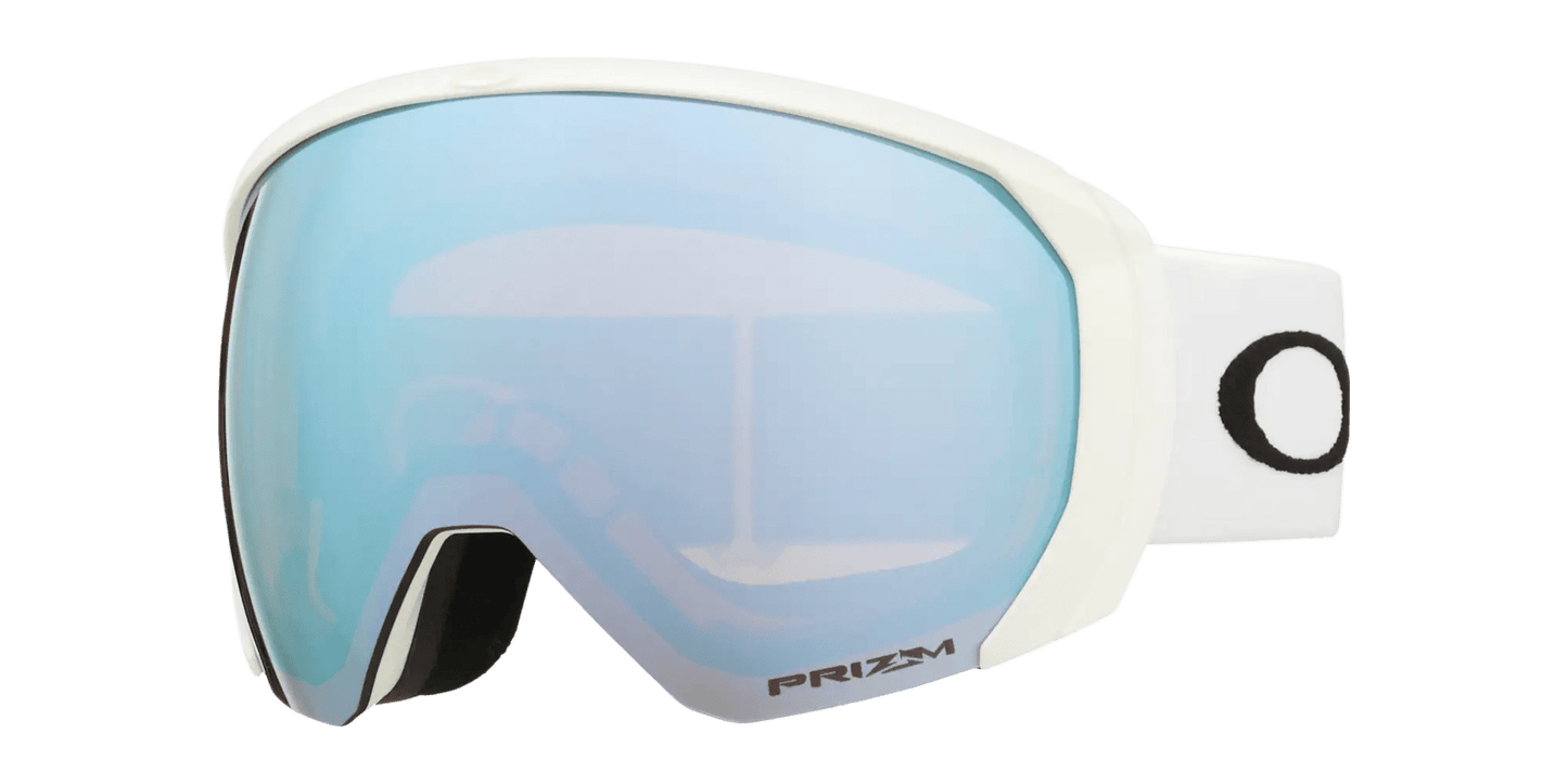 Máscara Oakley Flight Path L Matte/Branco Pzm/Safira Iridium Não