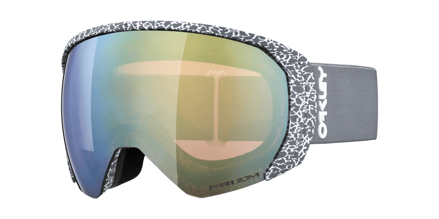 Máscara Oakley Flight Path L Cinza Terran Prizm/ Dourado Sálvia GBL Não