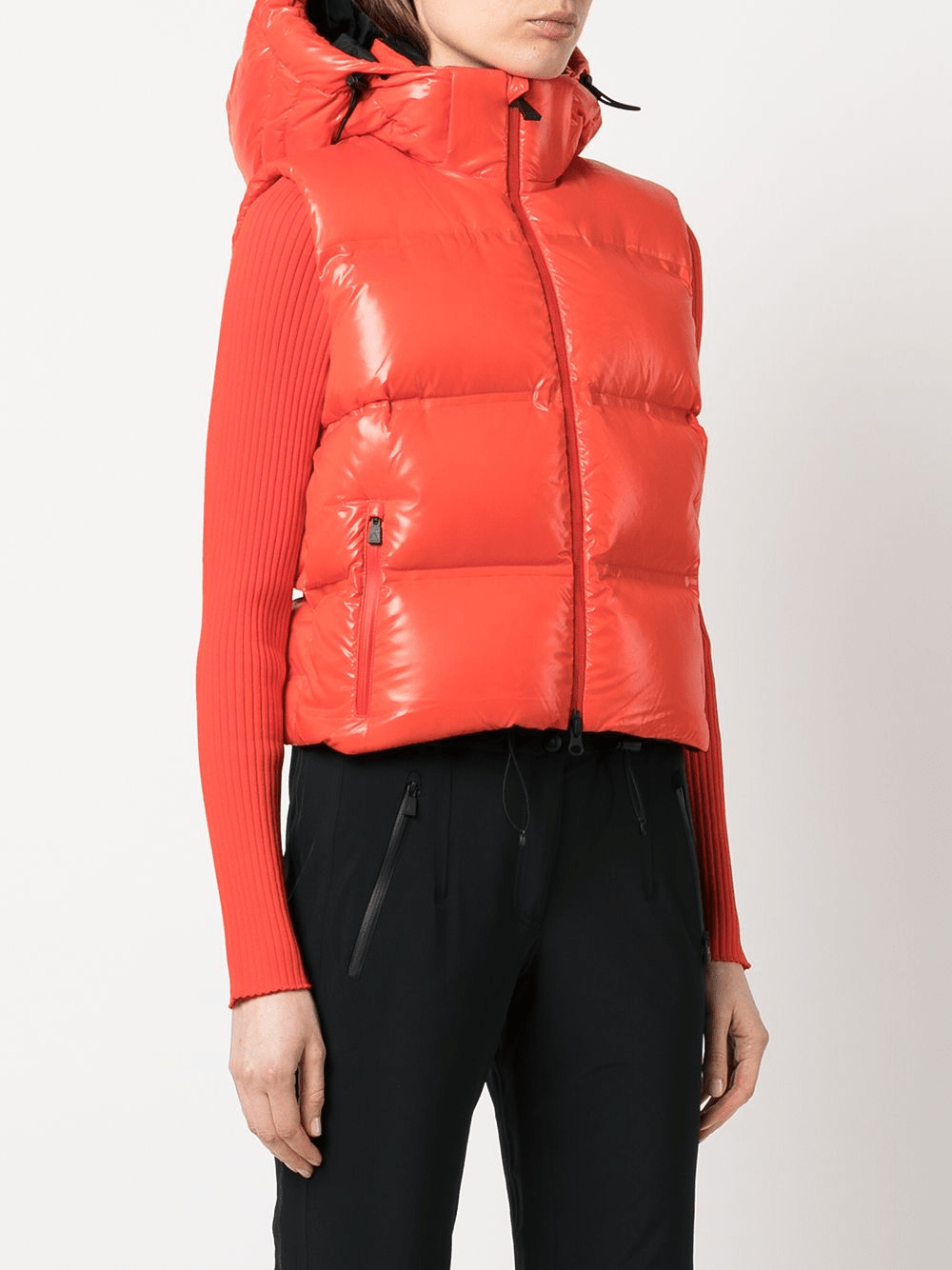 AZTECH Snowbird Puffer Vest Women's Chaleco Orange Crush